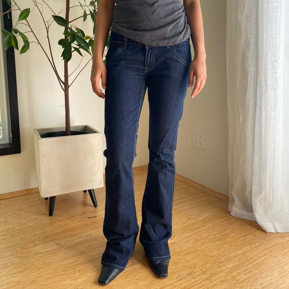 Hudson Women's Navy and Blue Jeans